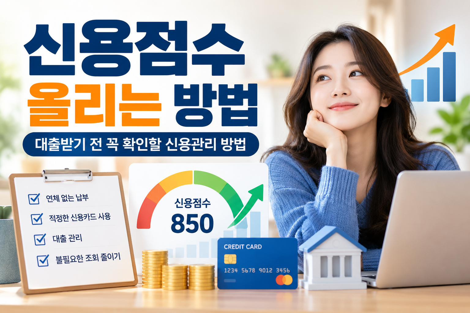 신용점수 올리는 방법, 대출받기 전 꼭 확인할 신용관리 방법